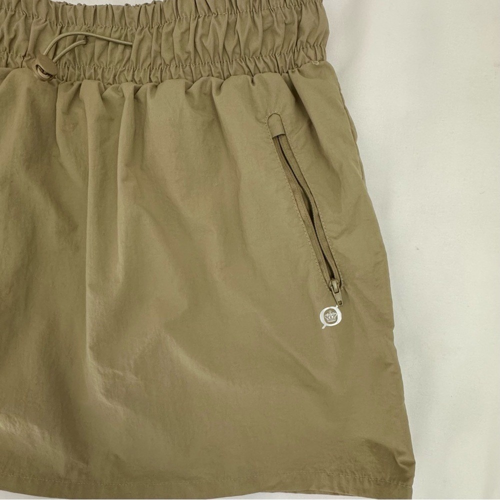 Born Outdoor Khaki Skort with Built-In Shorts | Elastic Waist | Size M Acubi - Picture 3 of 8